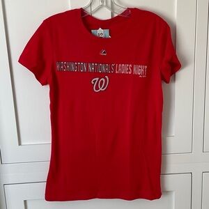 Washington Nationals Red Women's T-Shirt